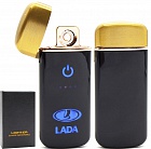 USB-зажигалка  LTR-1/4681 LED/сенсор GLD
