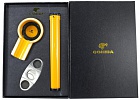 Набор для сигар COHIBA HB-T301 YLW (пепельница, гильотина, туба)