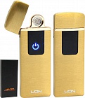 USB-зажигалка Z-1101  LED/сенсор GLD