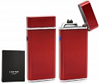 USB зажигалка ELECTRO JL-610 dual arc RED