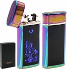 USB зажигалка ELECTRO монитор LTR-5/1 dual arc CLR