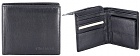 Портмоне Wenger Alphuber W2-13 Black, чёрный, кожа наппа