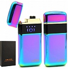 USB-зажигалка ELECTRO монитор Z-1116 dual arc CLR