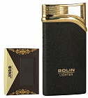 Зажигалка JINBO zt-b-015624 BLK/GLD